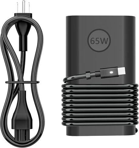65W 60W USB C Laptop Charger Compatible with Dell Latitude XPS Chromebook Fast Charger Type C Power Cord in Saudi Arabia