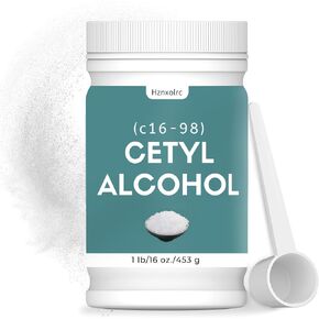 9.6 Ounce Cetyl Alcohol for Making Lotions, Premium Cetyl Alcohol Granules, Smooth and Emollient, Fresh and Pleasant, Suitable for Making Conditioners, Scrubs, Creams and More in Kuwait