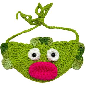 وشاح عيد الميلاد للقطط مصنوع يدويًا من القطن بنسبة 100%، قطط سانتا كستوم، أرنب، جرو، طوق احتفالي، إكسسوارات العطلات للكلاب الصغيرة المحبوكة، أزياء عيد الميلاد للحيوانات الأليفة (وشاح شجرة عيد الميلاد) in Kuwait