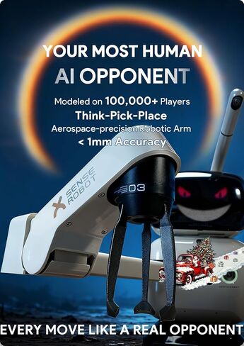 Go Professional-AI Smart Go Board مع ARM Robotic Arm ، AI 23 مستوى لجميع مستويات المهارات ، و Duel Apex ، ومراجعة اللعبة في الوقت الفعلي ، و Wi-Fi OTA تحديثات in Kuwait