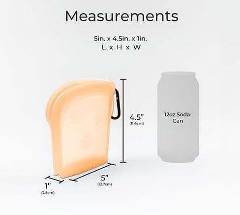 MODERN-X SnapPack Dog Treat Bag, 3-Pack Reusable Silicone Bags, Dog Treat Pouches, for Cats, Dish Washer Safe, Leakproof, Microwave & Freezer Safe, BPA-Free, Plastic Free Silicone, Multi-Color Trio in Kuwait