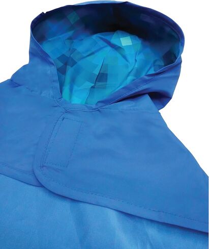 Graphic Raincoat for Dogs, Blue Ombre, Large in Kuwait
