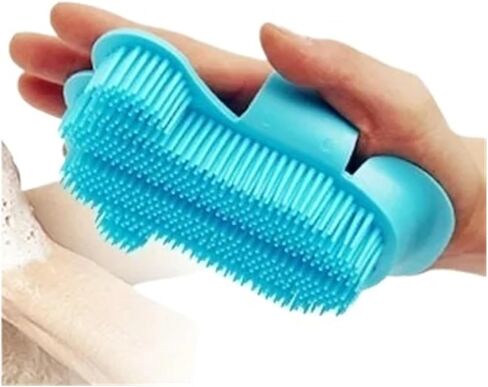 3pcs Pet Silicone Bath Brush Massage Glove Hair Tool for Small Large Dogs Cats Comb in Saudi Arabia