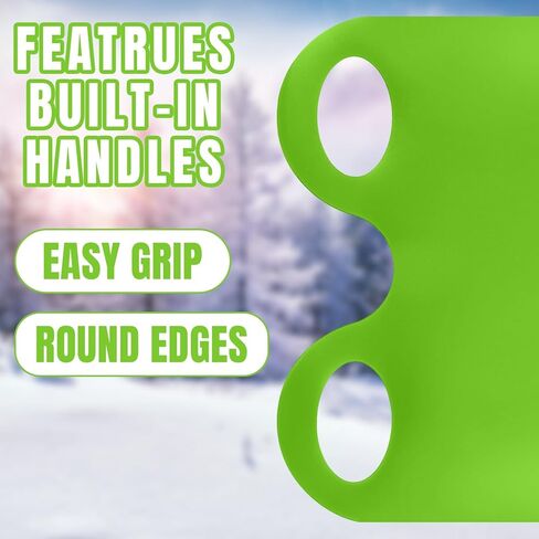 4 قطع من Poen خفيفة الوزن قابلة للطي زلاجات الثلج مع مقابض، زلاجات ثلجية شتوية محمولة للأطفال، زلاجات بلاستيكية متينة للرمال، زرقاء داكنة، زلاجات ثلجية، سجادة ثلج للشاطئ، رمل العشب الثلجي in Kuwait