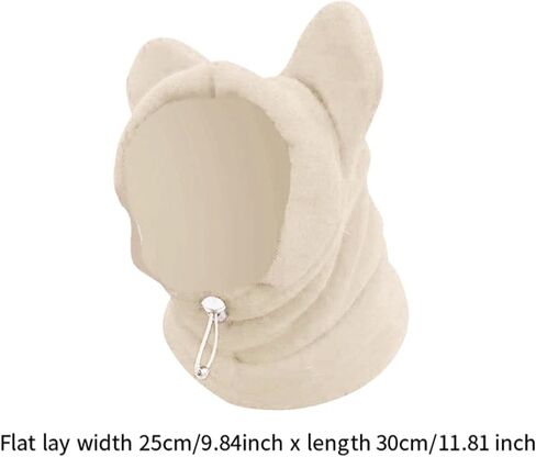 Generic Pet Dog Winter Warm Hat Cold Weather Warm Caps Fleece Ears Wrap Pet Winter Hood Hats for Kitten Medium to Large Dog Cat, S in Saudi Arabia