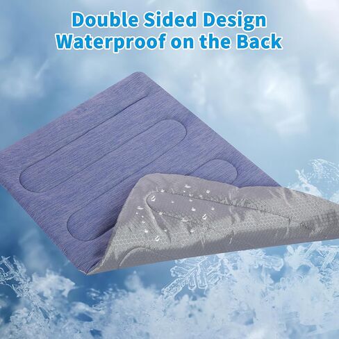 Cooling Mat for Large Dogs - Double-Sided Waterproof & Cool, Q-MAX>0.47, Portable Dog Cooling Mat for Summer. (L (36''x23'')) (L (36''x23'')) in Kuwait