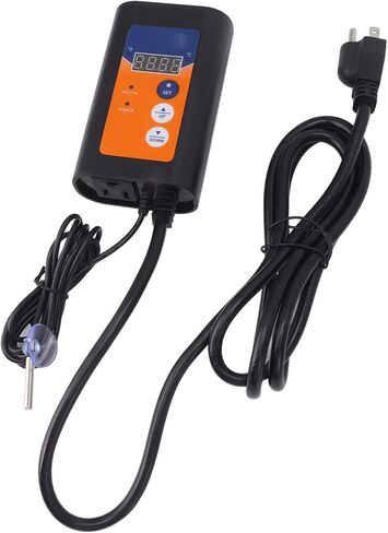 ZJchao Reptile Temperature Controller 1000W Quick Respond Digital Thermostat for Home Greenhouse (US Plug 120V) in Saudi Arabia