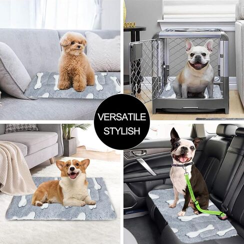 1 Cat and Dog Pet Placemat Thickened Plush and Cotton All Season Universal Bite Resistant Indoor Insulation - Gray in Saudi Arabia