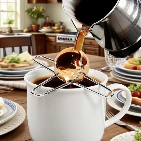 Espresso Cooling Ball, Stainless Steel Espresso Ball Chiller with Stand,Rapid Frozen Espresso Ball for Espresso Coffee Beverages Lovers (2, Silver) in Saudi Arabia