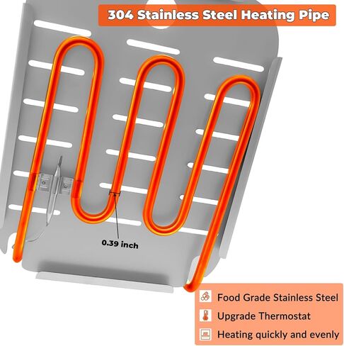 مقلاة كهربائية عميقة بقدرة 3400 وات، سعة 21 كيو تي/20 لتر، مقلاة عميقة تجارية مع سلتين للاستخدام المستقل، مقلاة زيت على سطح الطاولة لاستخدام المطاعم والمطبخ المنزلي in Kuwait