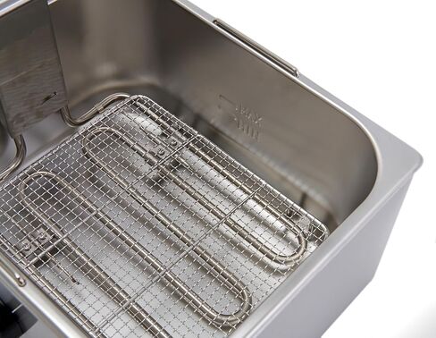 مقلاة عميقة كهربائية تجارية من كراتوس، مقلاة سعة 10 رطل مع سلة، مقلاة من الفولاذ المقاوم للصدأ للمطاعم، منصات الامتياز in Kuwait