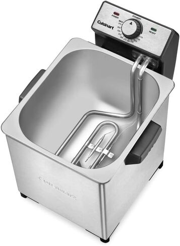 Cuisinart CDF-130 Deep Fryer, 2 Quart, Stainless Steel (Renewed) in Saudi Arabia