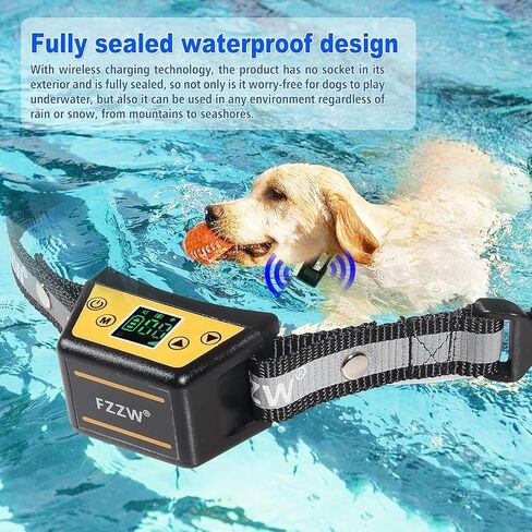 Plkm Dog Wireless GPS Fence Pet Electric Fence Containment System, Adjustable Control Range Warning Strength, Wireless Charging GPS Wireless Dog Fence, Fully Sealed Waterproof Collar Receiver in Kuwait
