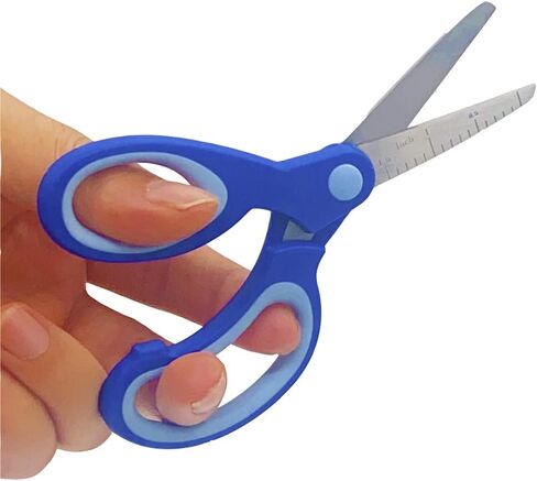 Left-handed Kids Scissors by Galadim (Pack of 5, Rounded-tip, 5.2-Inch) - Lefty Soft Touch Blunt School Student Scissors Shears GD-018-J in Kuwait