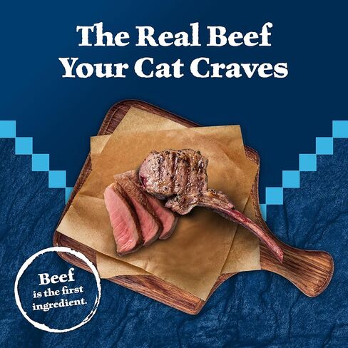 Blue Buffalo Wilderness Rocky Mountain Recipe Adult Wet Cat Food Paté, Chicken-Free & Grain-Free Recipe, Made with Natural Ingredients, Red Meat Feast, 5.5-oz. Cans (24 Count) in Saudi Arabia