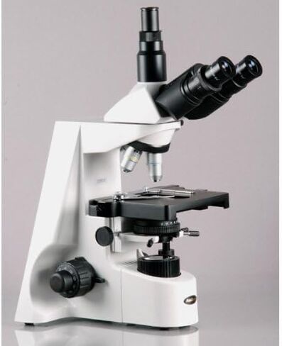 AmScope T690C-8M Digital Trinocular Compound Microscope, 40X-2500X Magnification, WH10x and WH25x Super-Widefield Eyepieces, Infinity Objectives, Brightfield, Kohler Condenser, Double-Layer Mechanical Stage, Includes 8MP Camera with Reduction Lens and Sof in Saudi Arabia