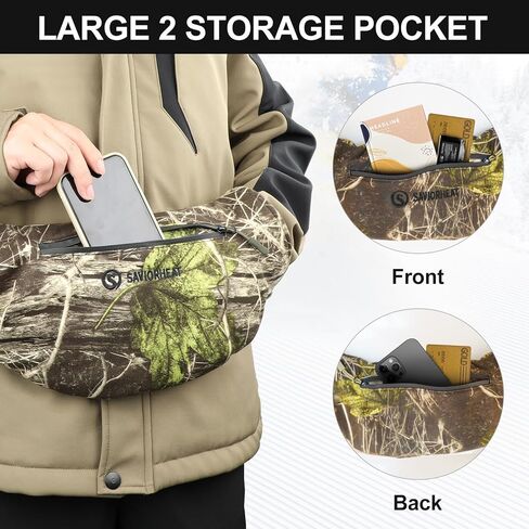 SAVIOR HEAT Heated Hand Muff, Electric Heating Hand Warmer Pouch for Winter Outdoor Hunting Camping Golf Photography in Kuwait
