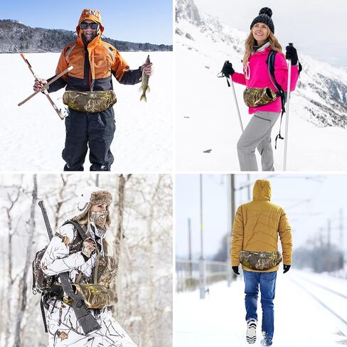 SAVIOR HEAT Heated Hand Muff, Electric Heating Hand Warmer Pouch for Winter Outdoor Hunting Camping Golf Photography in Kuwait