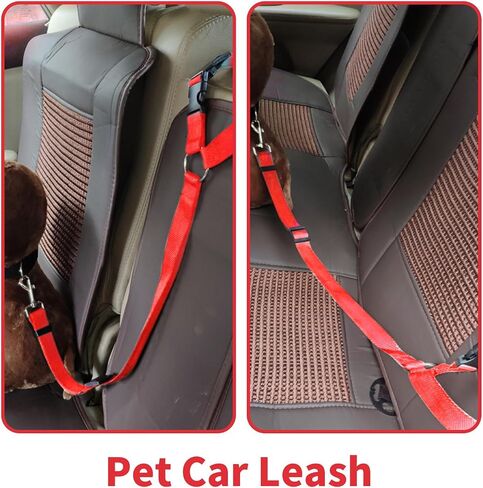 Nylon Pet Car Seat Belt Leash, Adjustable Dog Safety Harness for Car Travel, Vehicle Pet Restraint Leash for Dogs in Saudi Arabia