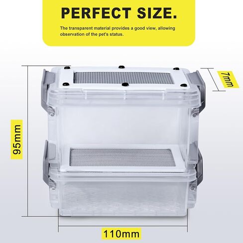 مجموعة تربية ديدان الوجبات، لتربية ديدان الوجبات الحية، وحدة تغذية ديدان الوجبات مع ملاقط وفراش نخالة القمح (للديدان 0.5-2 سم) in Kuwait