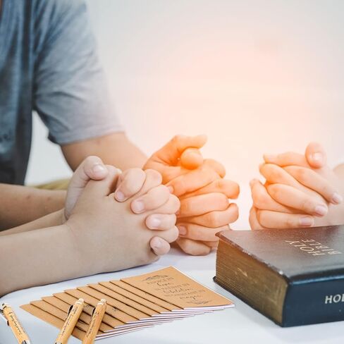 Fuutreo Christian Gift Notebooks Bible Verse Prayer Journals Religious Inspirational Notebook Scripture Mini Pocket Notepad Bible Ballpoint Pen Bible Study Gifts for Church Men Women(60 Pcs) in Kuwait