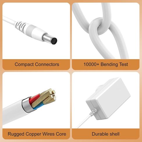 Charging Coaster 2 Compatible with Embo Temperature Control Smart Mug 2 and 1 - Mug Power Cord - Charger Dock Base for Wireless Warmer Cup Accessories (Silver White) in Saudi Arabia