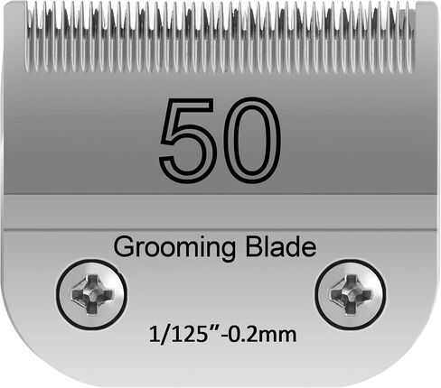 50# 0.2mm 1/125" Blade, Pet Grooming Clipper Replacement Blades, Detachable Blade Compatible with andis/wahl/Oster Dog Clippers (S50) in Saudi Arabia