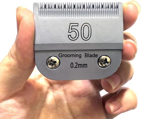 50# 0.2mm 1/125" Blade, Pet Grooming Clipper Replacement Blades, Detachable Blade Compatible with andis/wahl/Oster Dog Clippers (S50) in Saudi Arabia