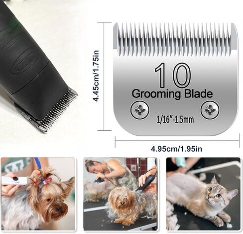 50# 0.2mm 1/125" Blade, Pet Grooming Clipper Replacement Blades, Detachable Blade Compatible with andis/wahl/Oster Dog Clippers (S50) in Saudi Arabia