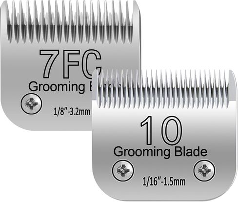 50# 0.2mm 1/125" Blade, Pet Grooming Clipper Replacement Blades, Detachable Blade Compatible with andis/wahl/Oster Dog Clippers (S50) in Saudi Arabia