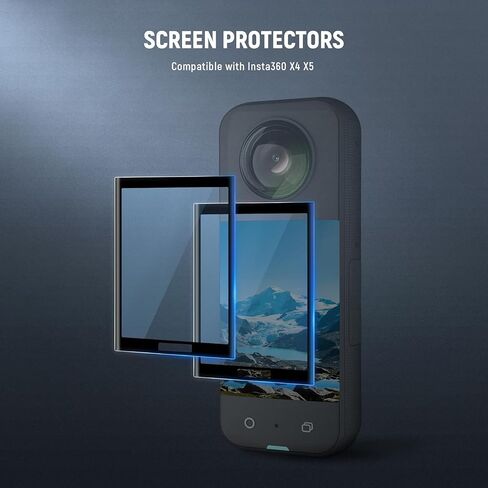 NEEWER Pocket 3 Screen Protector Kit (3 Pack) Compatible with DJI Osmo Pocket 3 Creator Combo Accessories, 9H HD Anti Scratch Tempered Glass Protective Film for Touchscreen & Gimbal Camera Lens, CA140 in Saudi Arabia