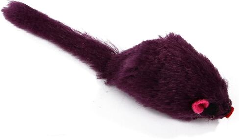 12Pcs Plush Mouse Cat with Realistic Squeaking Sound Bite-Resistant Pet for Cats and Kittens Washable Soft Chew-Resistant Play Favors to Protect Furniture Random Color in Saudi Arabia