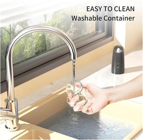 مطحنة فلفل ملح كهربائية قابلة لإعادة الشحن عبر USB، خشونة قابلة للتعديل، مطحنة مسحوق فلفل مطحون طازج، طبخ المطبخ (قطعتان باللون الأسود) in Kuwait