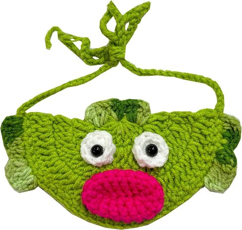 وشاح عيد الميلاد للقطط مصنوع يدويًا من القطن بنسبة 100%، قطط سانتا كستوم، أرنب، جرو، طوق احتفالي، إكسسوارات العطلات للكلاب الصغيرة المحبوكة، أزياء عيد الميلاد للحيوانات الأليفة (وشاح شجرة عيد الميلاد) in Kuwait