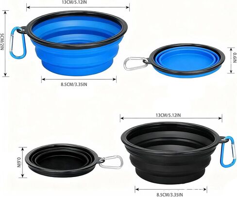 حقيبة علاج الكلاب لتدريب الحيوانات الأليفة، وحقائب علاج الكلاب ومجموعة أوعية الكلاب القابلة للطي للقطط والكلاب للمشي في الهواء الطلق والسفر. in Kuwait