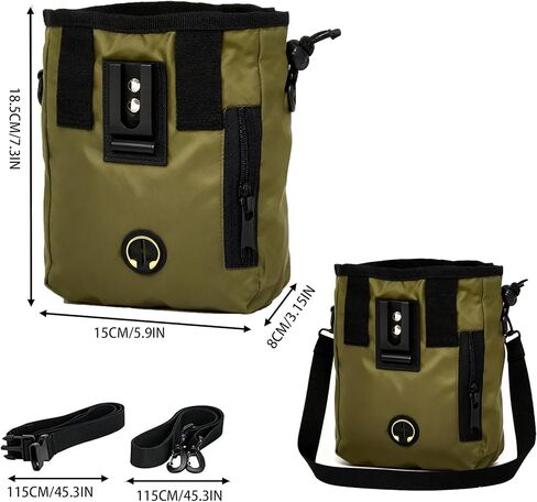 حقيبة علاج الكلاب لتدريب الحيوانات الأليفة، وحقائب علاج الكلاب ومجموعة أوعية الكلاب القابلة للطي للقطط والكلاب للمشي في الهواء الطلق والسفر. in Kuwait