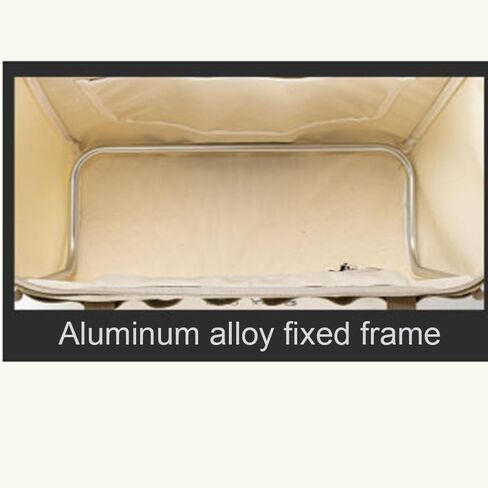 سلة أمامية للحيوانات الأليفة للدراجة مع إطار ثابت من سبائك الألومنيوم، حامل دراجة للكلاب للحيوانات الأليفة الصغيرة، فتحة علوية، جيب ومقبض، متوافقة مع محول أنف الخنزير ذو الفتحتين/3 فتحات in Kuwait