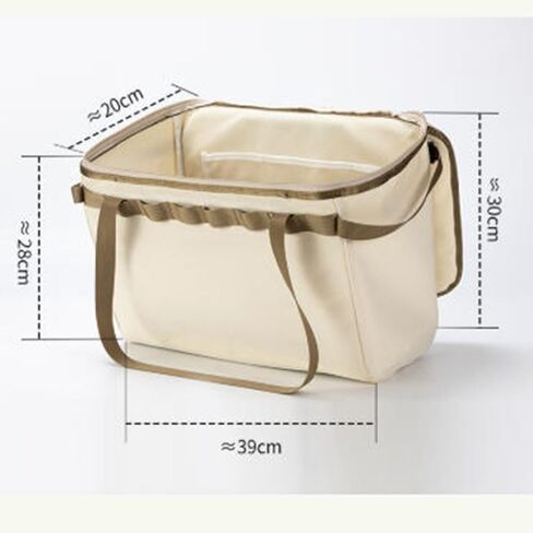 سلة أمامية للحيوانات الأليفة للدراجة مع إطار ثابت من سبائك الألومنيوم، حامل دراجة للكلاب للحيوانات الأليفة الصغيرة، فتحة علوية، جيب ومقبض، متوافقة مع محول أنف الخنزير ذو الفتحتين/3 فتحات in Kuwait