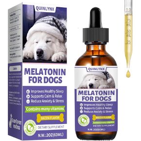 Melatonin for Dogs,Dog Sleep Aid,Calming for Dogs,Helps Restful Sleep, L-Theanine,Promotes Overall Well-Being,Multiple Vitamins,Suitable for All Dog,100% Natural in Saudi Arabia