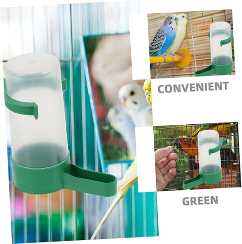 DECHOUS 20pcs Automatic Bird Waterer for Parrots and Small Birds Spillproof Drinking Bottle with Antispill Design Easy to Refill and Clean Water Feeder for Birdcage Accessories in Saudi Arabia