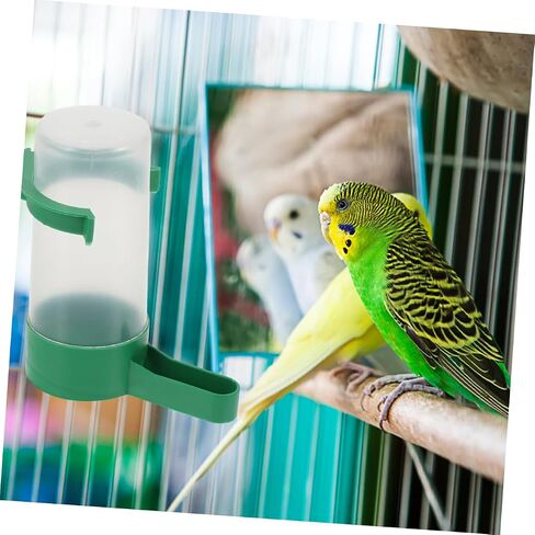 DECHOUS 20pcs Automatic Bird Waterer for Parrots and Small Birds Spillproof Drinking Bottle with Antispill Design Easy to Refill and Clean Water Feeder for Birdcage Accessories in Saudi Arabia