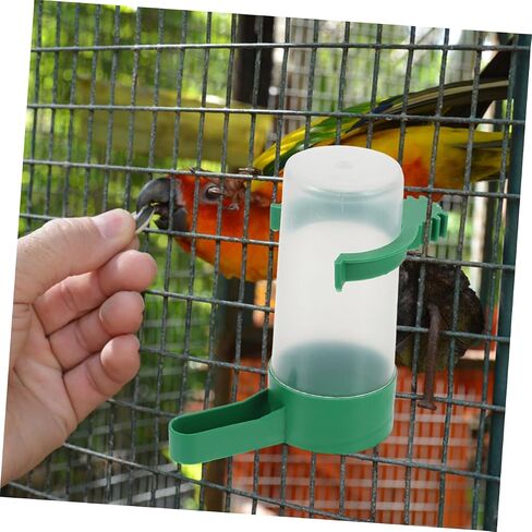 DECHOUS 20pcs Automatic Bird Waterer for Parrots and Small Birds Spillproof Drinking Bottle with Antispill Design Easy to Refill and Clean Water Feeder for Birdcage Accessories in Saudi Arabia