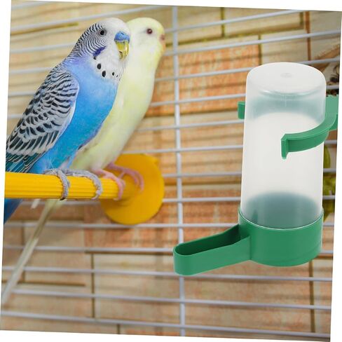 DECHOUS 20pcs Automatic Bird Waterer for Parrots and Small Birds Spillproof Drinking Bottle with Antispill Design Easy to Refill and Clean Water Feeder for Birdcage Accessories in Saudi Arabia