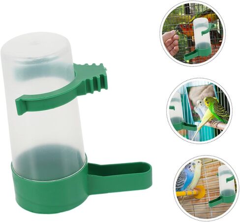 DECHOUS 20pcs Automatic Bird Waterer for Parrots and Small Birds Spillproof Drinking Bottle with Antispill Design Easy to Refill and Clean Water Feeder for Birdcage Accessories in Saudi Arabia