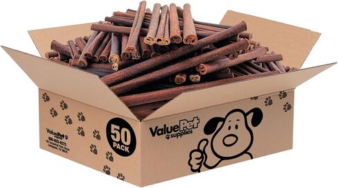 ValueBull Collagen Sticks for Dogs, 12 Inch Thick Chews, Natural Long-Lasting Dog Treats, 50 Count Bulk Pack - Supports Joints, Skin & Coat with Chondroitin & Glucosamine in Kuwait