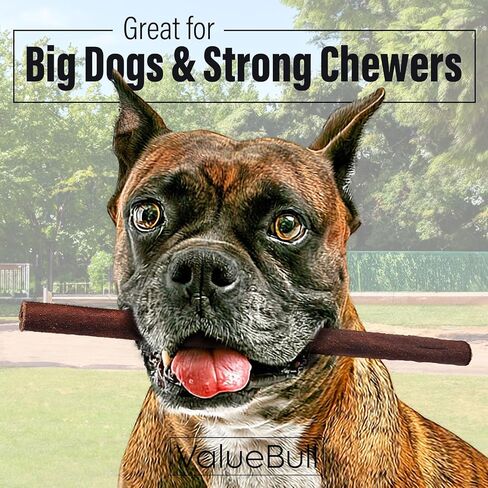 ValueBull Collagen Sticks for Dogs, 12 Inch Thick Chews, Natural Long-Lasting Dog Treats, 50 Count Bulk Pack - Supports Joints, Skin & Coat with Chondroitin & Glucosamine in Kuwait