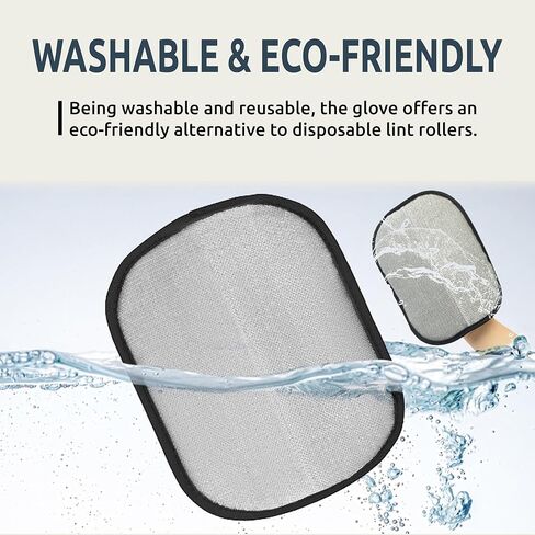 قفاز إزالة شعر الحيوانات الأليفة - أداة إزالة شعر القطط والكلاب الكهروستاتيكية المطورة حديثًا بخمسة أصابع للملابس والأثاث والسجاد والستائر والسيارة - قفاز العناية بالحيوانات الأليفة القابل لإعادة الاستخدام in Kuwait