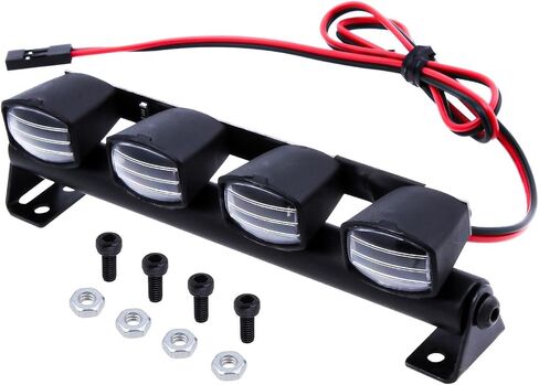HobbyPark RC Car Light Bar Kit 6 LEDs Body Shell Roof Lights for 1/10 RC Crawler Car Truck Accessories in Saudi Arabia