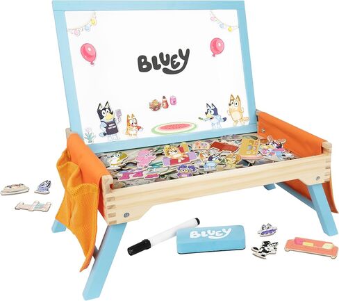 Bluey – Puppet Theater – Colorful Wooden Play Set with Theater and Puppets – FSC-Certified Material – Imaginative Fun for Ages 3 Years and Up in Saudi Arabia