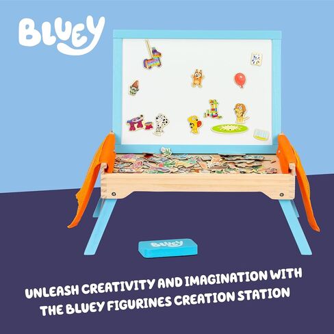 Bluey – Puppet Theater – Colorful Wooden Play Set with Theater and Puppets – FSC-Certified Material – Imaginative Fun for Ages 3 Years and Up in Saudi Arabia